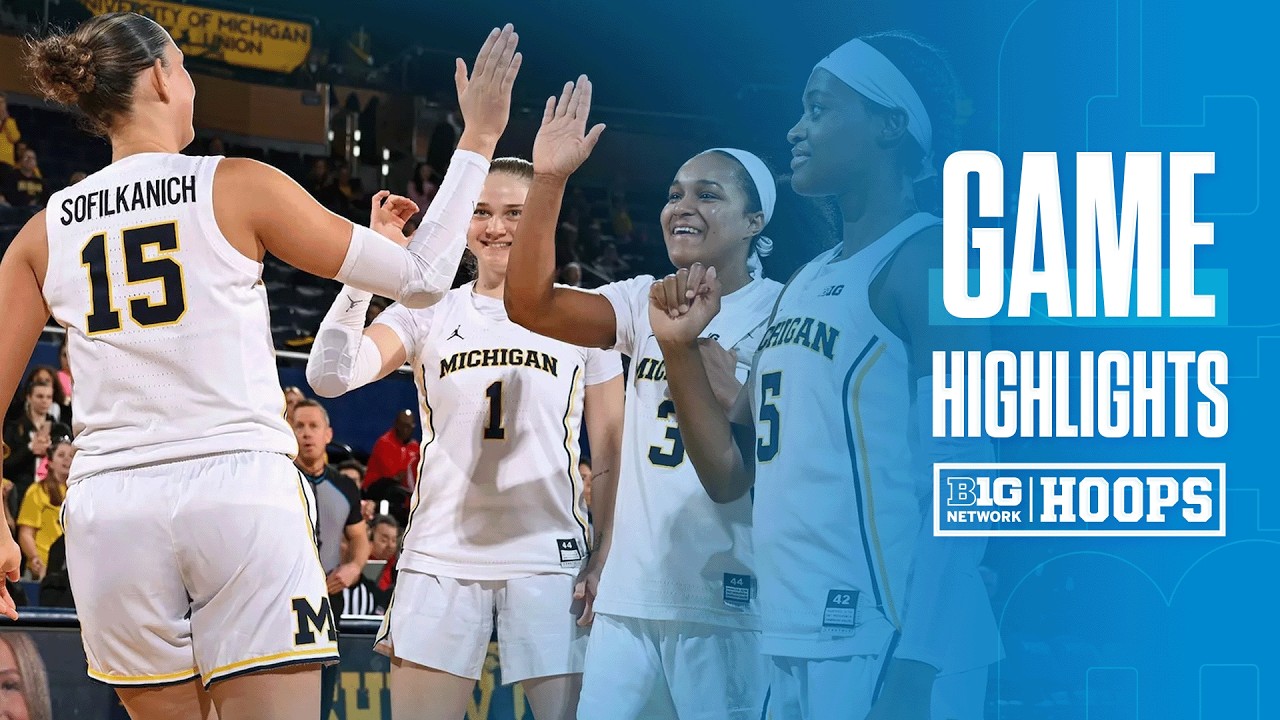 Michigan at Northwestern | HIGHLIGHTS | Big Ten Women's Basketball | 02/12/2026