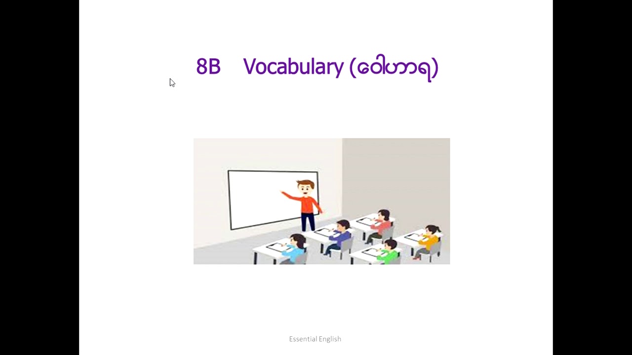 Unit 8 (Vocabulary)