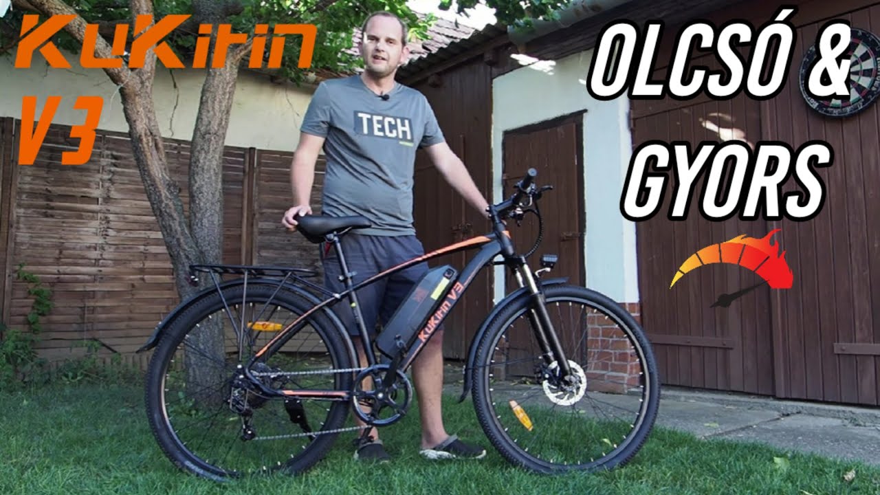 Ez nagyon megy! - Kukirin V3 E-bike