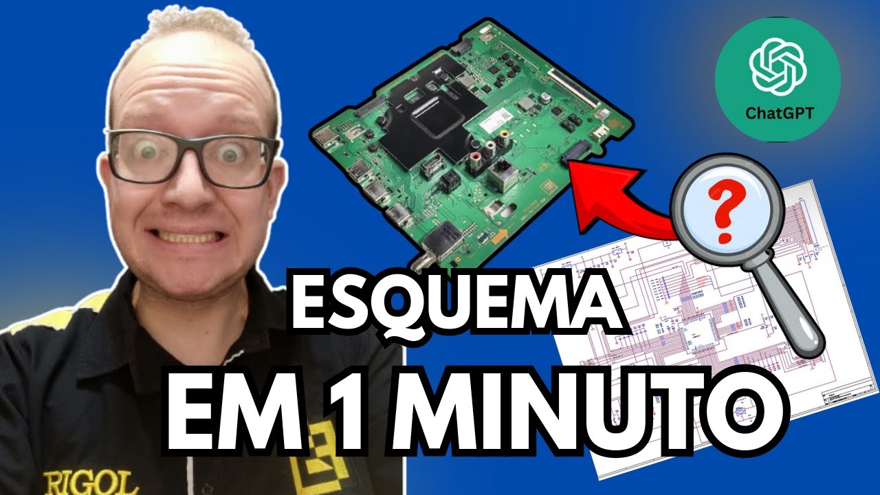 ACHE QUALQUER ESQUEMA DE PLACA em 1 Minuto (com ChatGPT) - Eletronica Facil