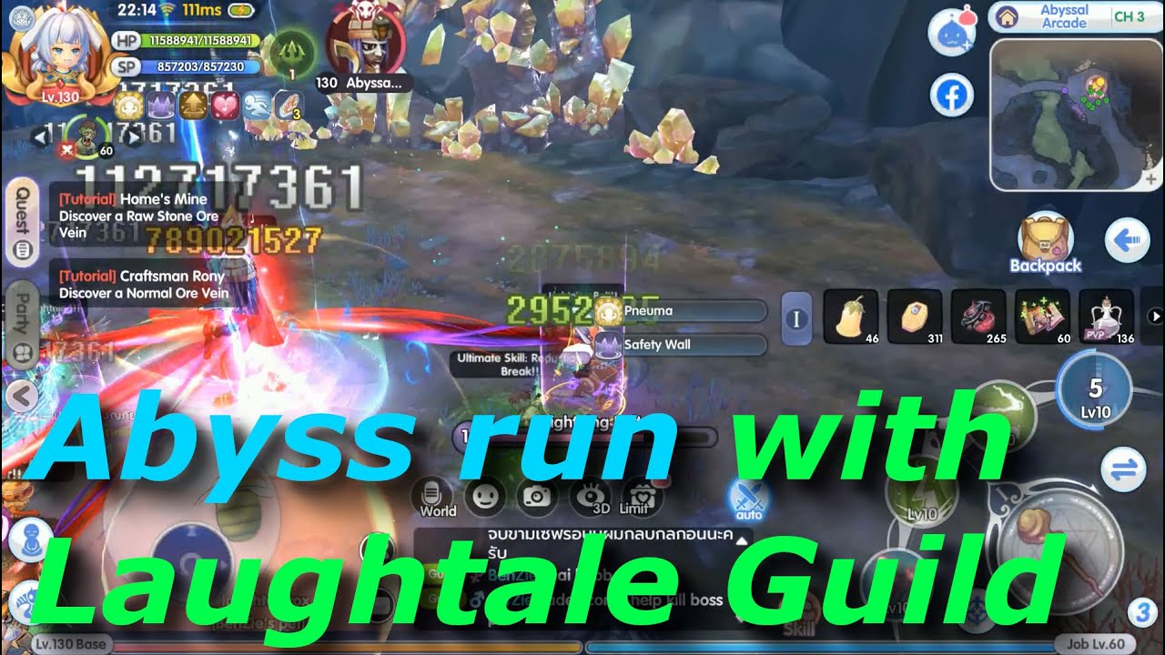 Abyss run with Laughtale Guild | rox | Ragnarok X: Next Generation
