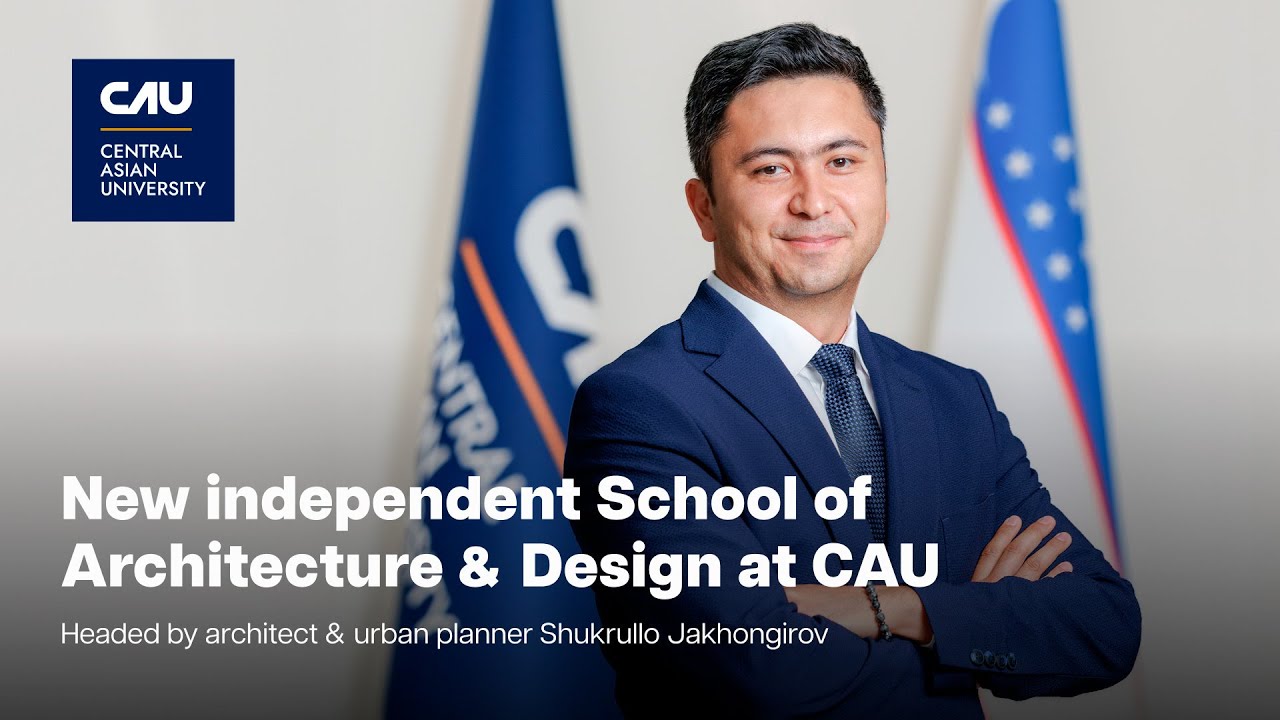 A new chapter for architecture and design at Central Asian University ✅ 🚀