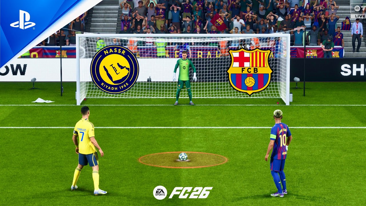 FC 26 | Al Nassr vs FC Barcelona | Ronaldo vs Yamal | Penalty Shootout - PS5
