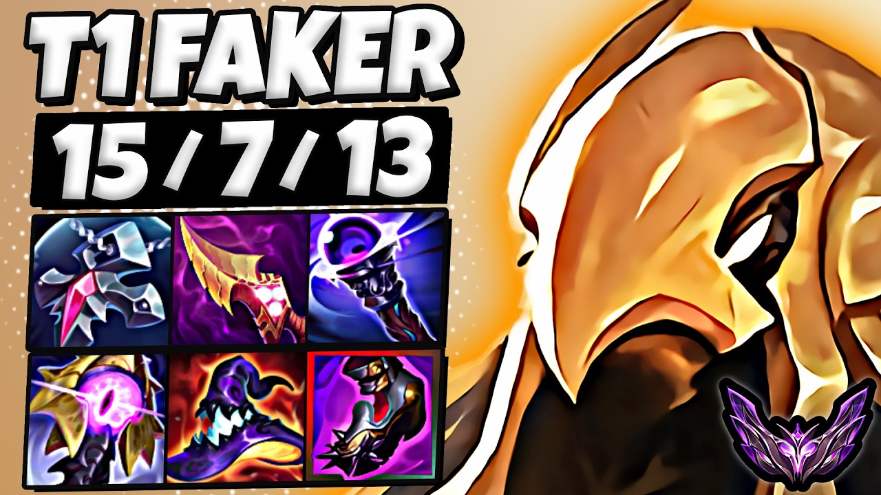 T1 Faker Azir vs Ahri [ MID ] Korea Master Patch 26.3