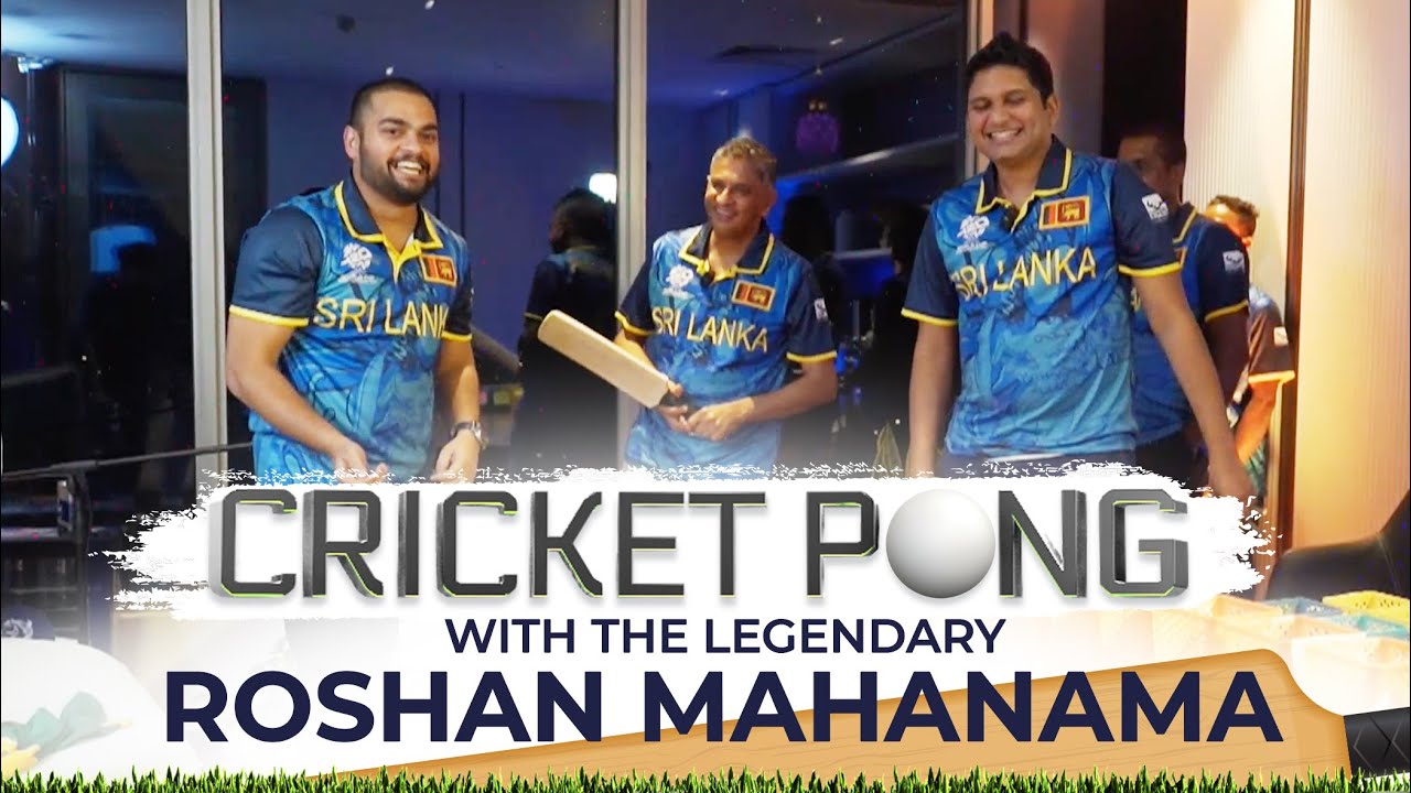 Cricket Pong with Roshan Mahanama | TapTap Send T20 Worldcup Watchalong with @BlokandDino