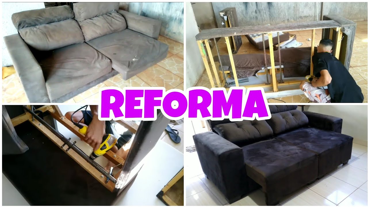 Reforma de sofá Retrátil e Reclinável