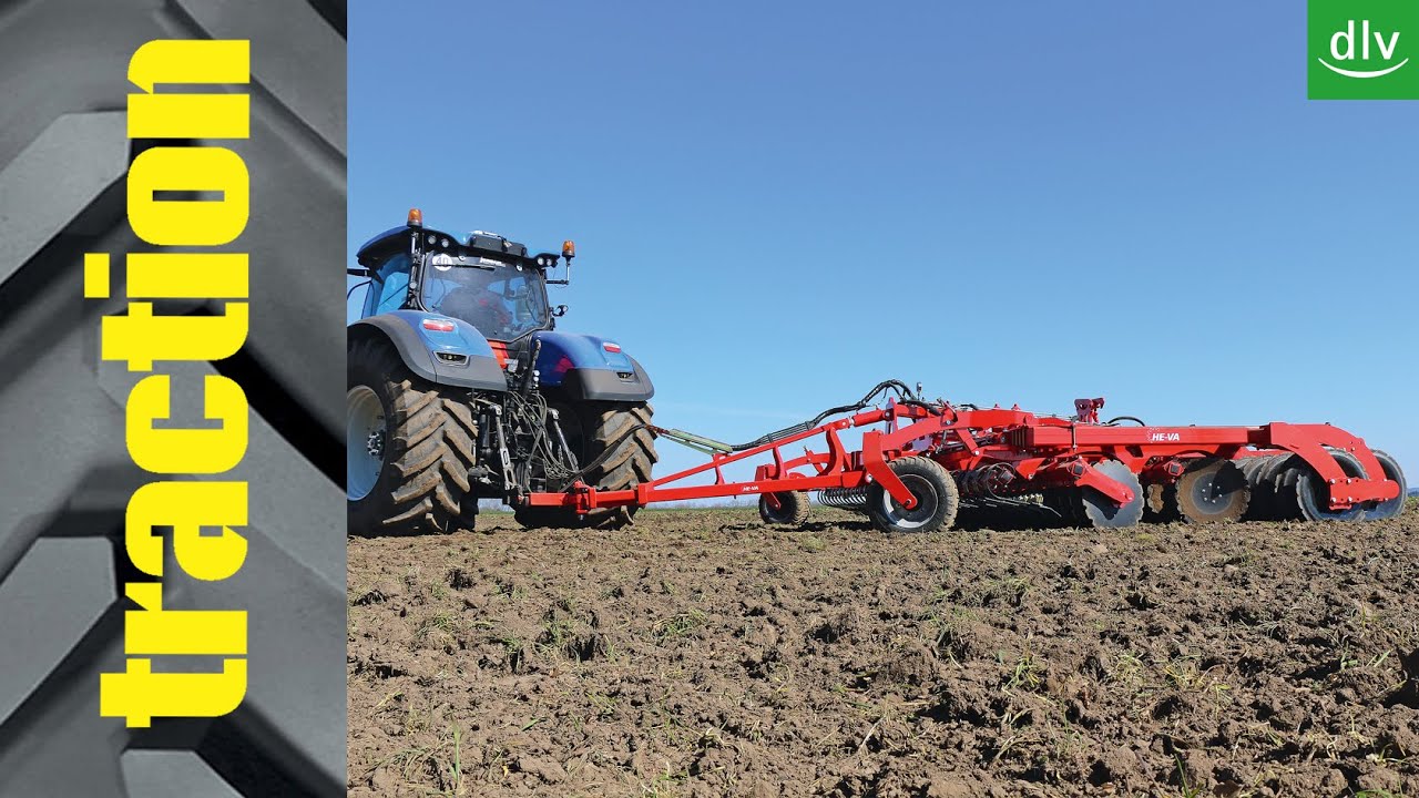 HE-VA Disc-Roller XL Contour in der traction Arbeitsprobe