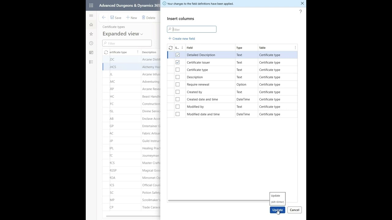 Adding Custom Fields to Dynamics 365 Finance & Operations Forms