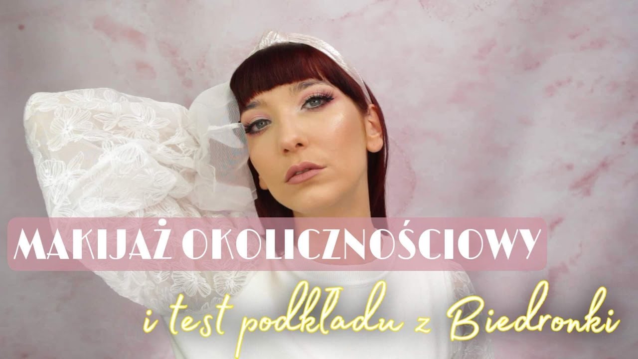 Makijaż okolicznościowy | ślubny | wieczorowy |Test podkładu z Biedronki i unboxing paczki od Zavié