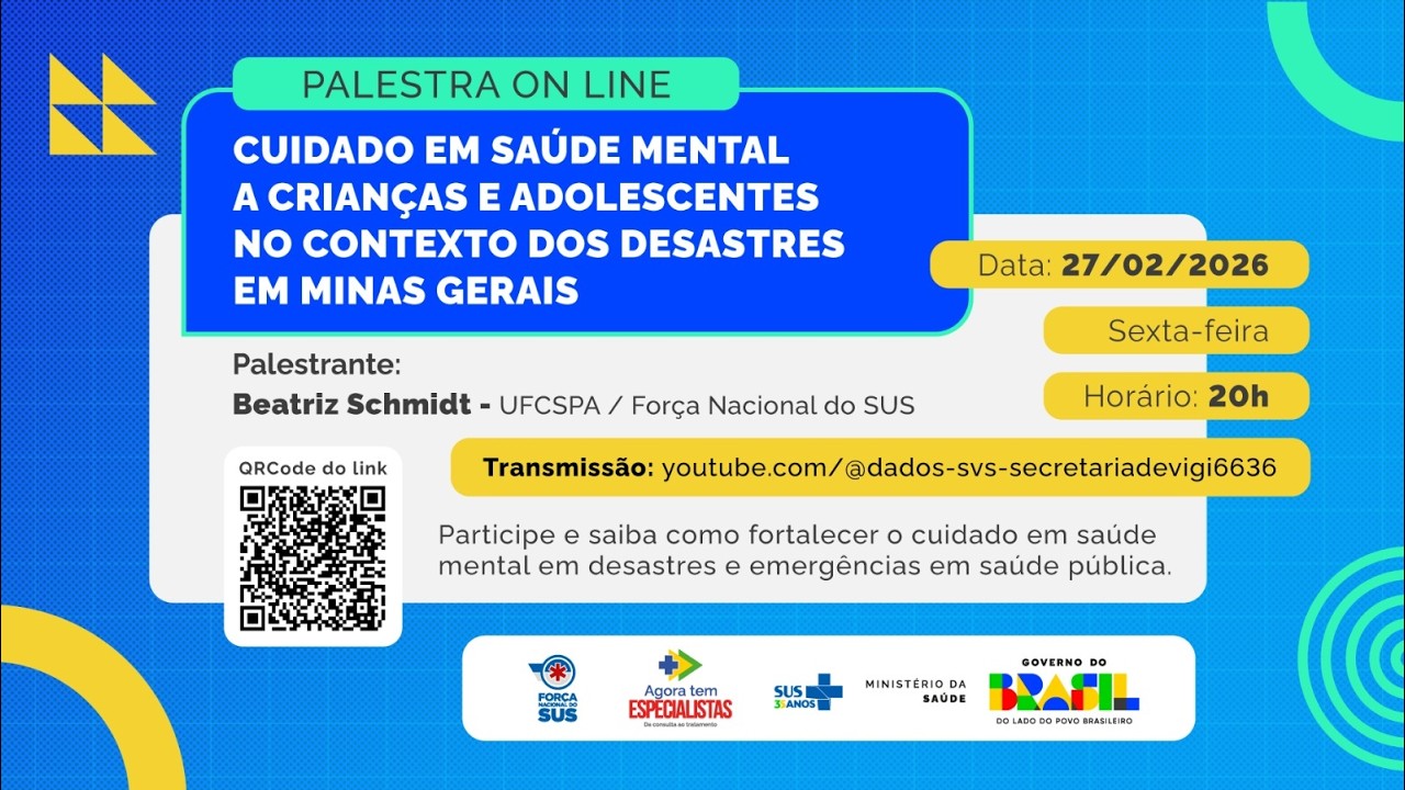 Cuidado em saúde mental a crianças e adolescentes no contexto dos desastres em Minas Gerais