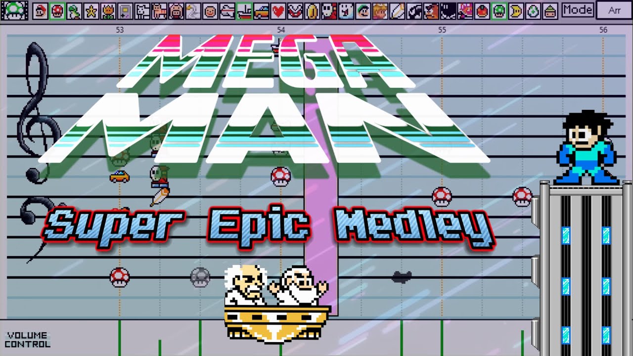 Mega Man Super Epic Medley (Made in Super Mario Paint)