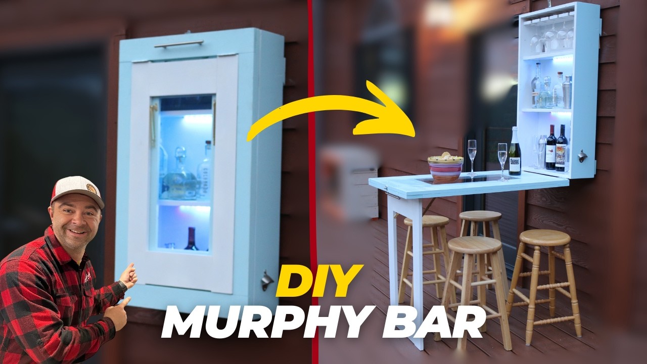 How To Build a Murphy Bar That Folds Down!