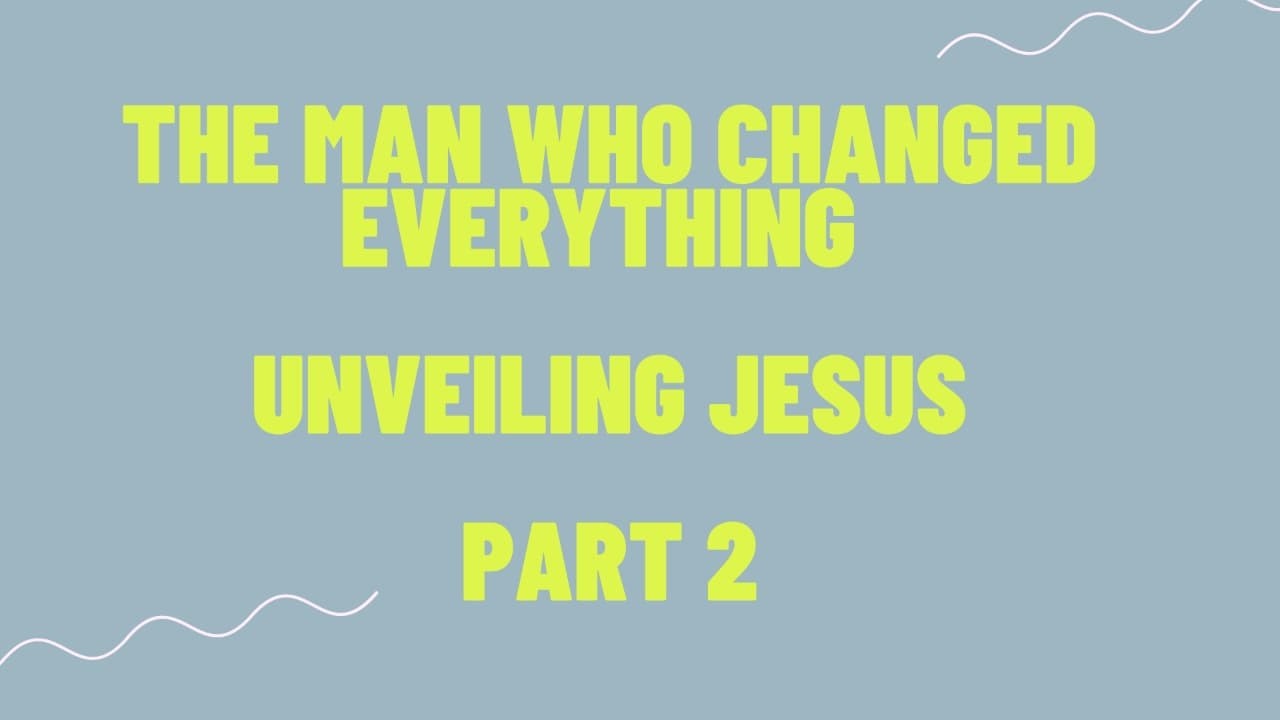 The Man Who Changed Everything - Unveiling Jesus Pt 2 | Pastor Julian | JCJ | ValhallaPark,CAPE TOWN