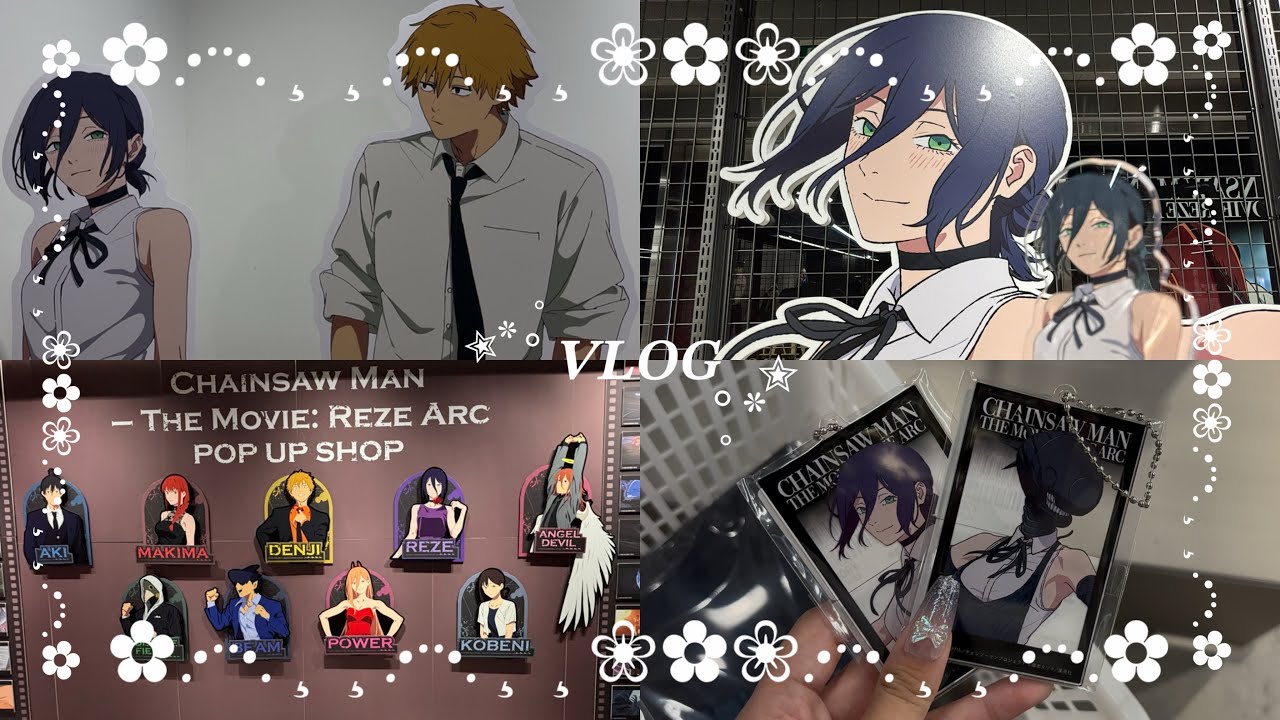 【推し活Vlog】チェンソーマン レゼ篇 渋谷交差展へ行った日⌇﻿爆買いday✮*｡ﾟ