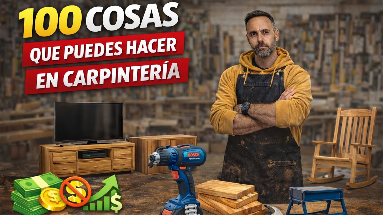 100 cosas que puedes hacer si te apasiona la carpinter&iacute;a (100 IDEAS!)