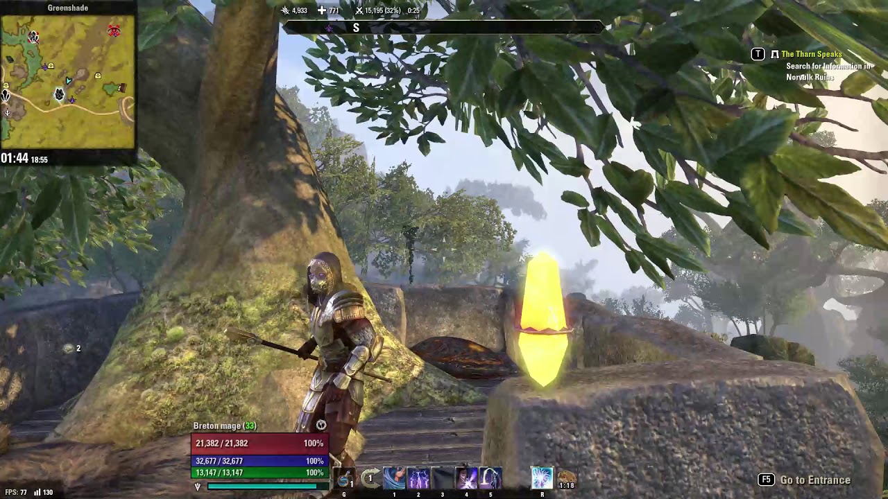 Elder Scrolls Online. [Jumping Puzzle] Ведьмы-вуду Валенвуда