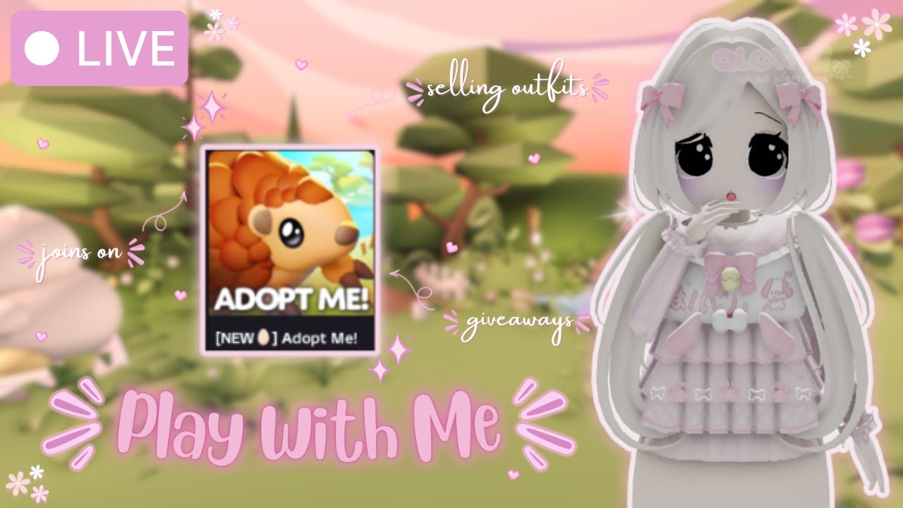 Playing ADOPT ME! 2D TUESDAY!