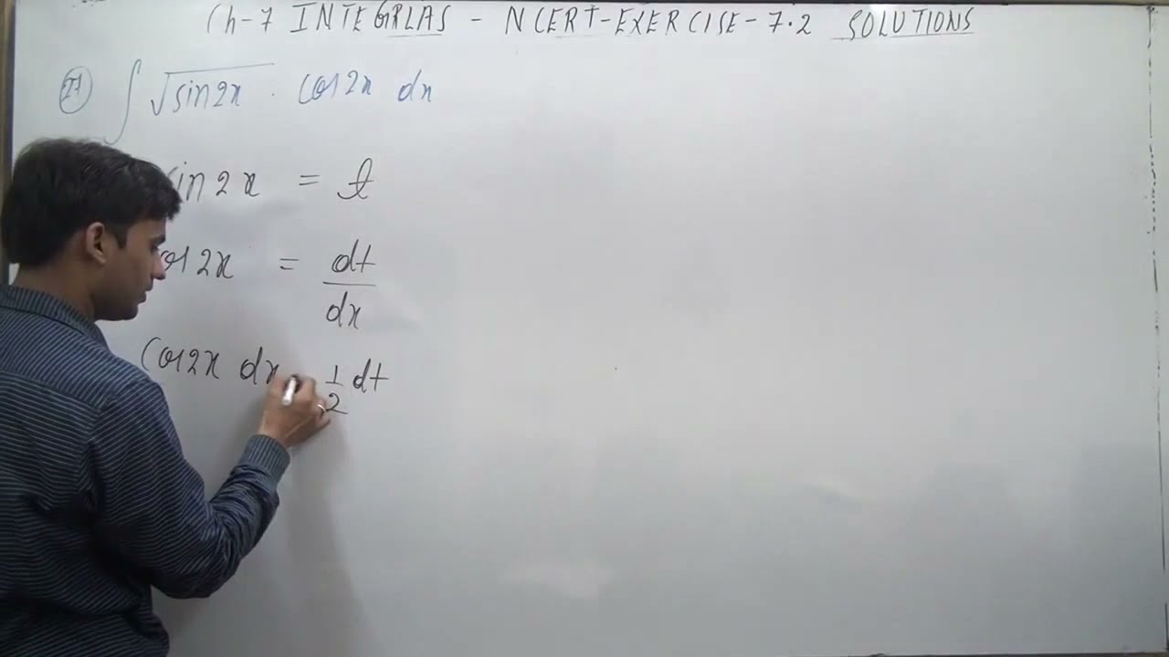 Integrate the function ∫ root over sin 2x cos 2x dx
