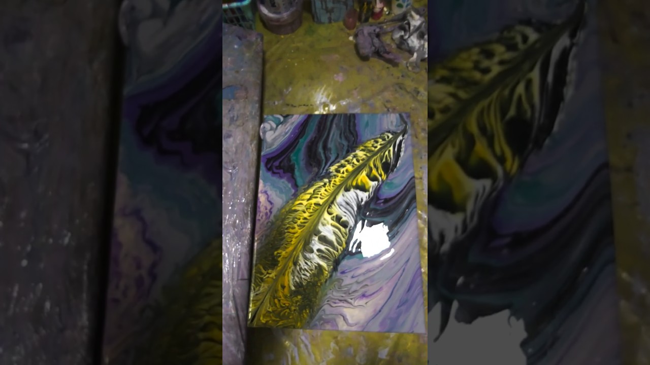 "FALLING IN THE ABYSS" NANA'S FLUID REFLECTION ART @sanjahotko8585 