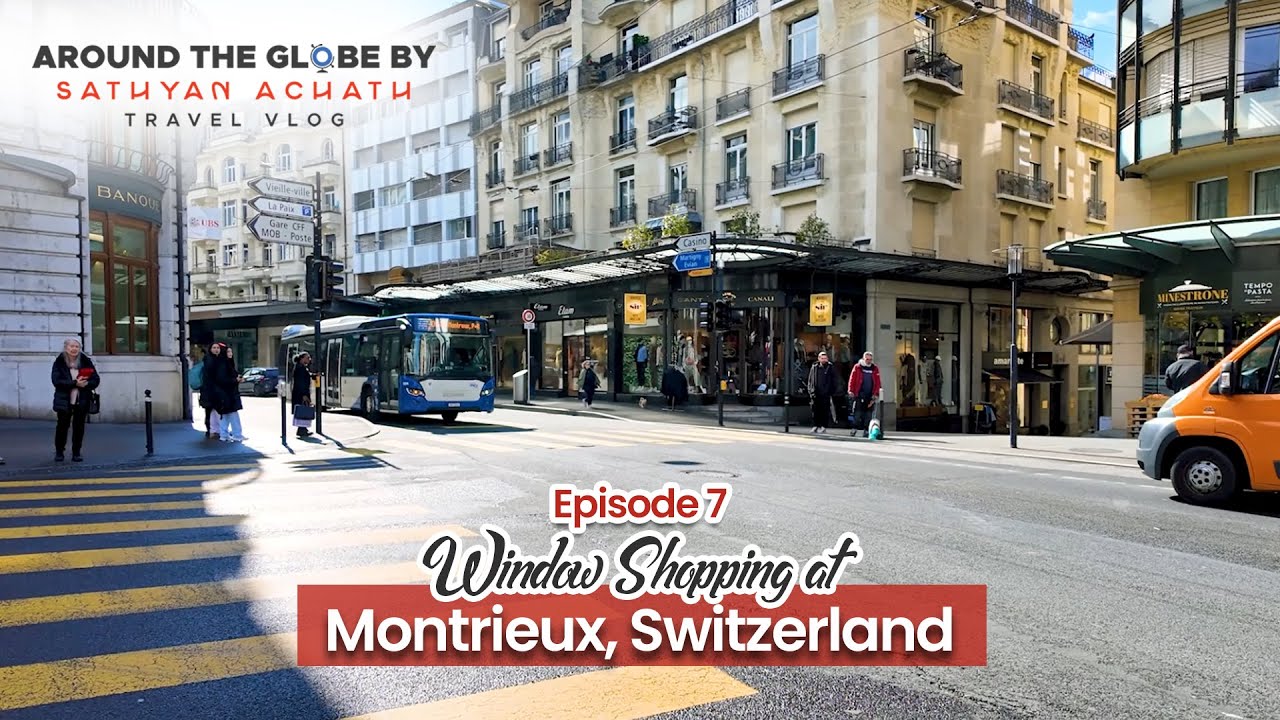 Window Shopping at Montrieux, Switzerland 🇨🇭 | Around The Globe Ep.7