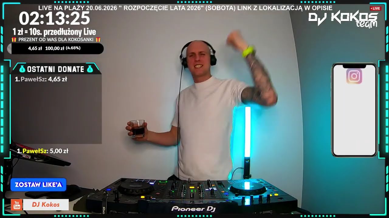 🔴🥳  URODZINOWY LIVE KOKOSANKI ⚡️🥳🔥 DJ KOKOS  MIX ⚡️NAJLEPSZA MUZYKA KLUBOWA 🥳 (13.03.26)