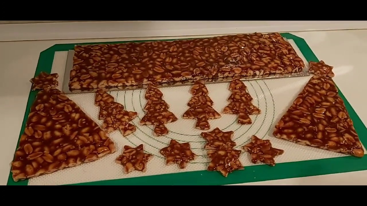 Nougatine aux cacahuètes