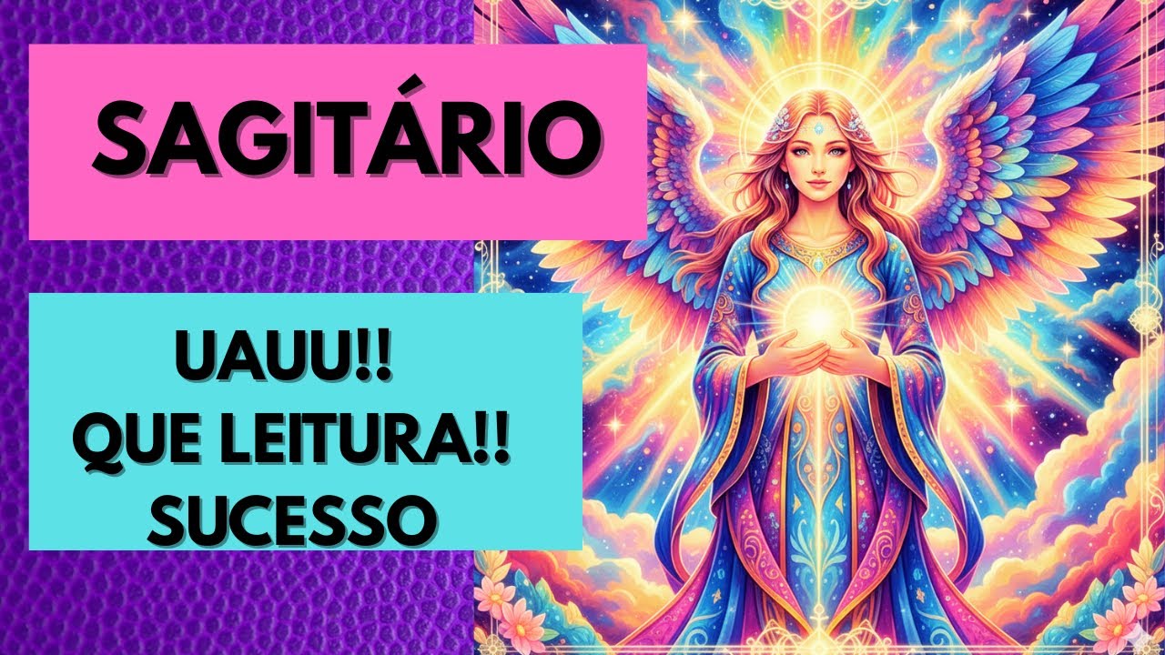 SAGITÁRIO ♐️ QUE LEITURA !!😱UM MUNDO PELA FRENTE! COMEMORE!