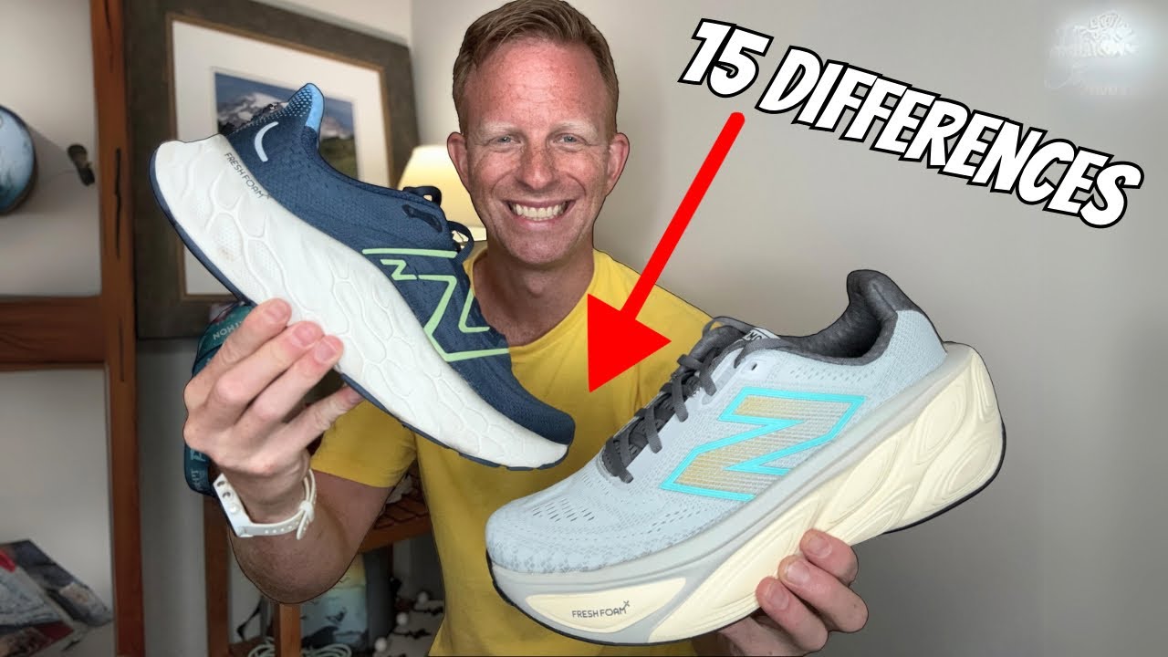 15 DIFFERENCES between NEW BALANCE More V5 & V4