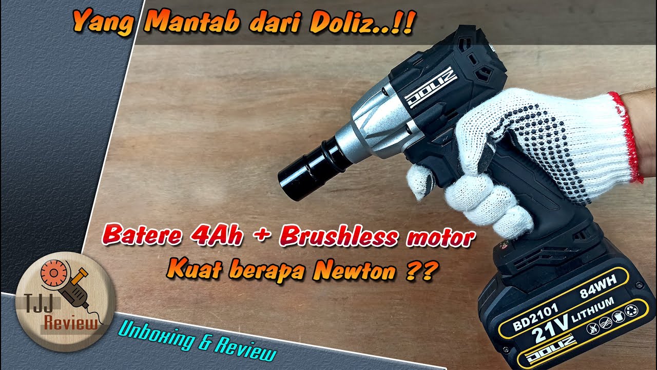 Sihitam yang mantab, Review CORDLESS IMPACT WRENCH DOLIZ BD550