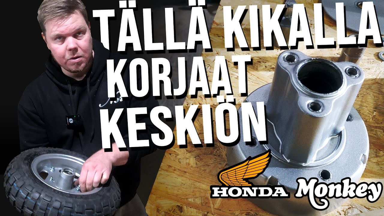 Turkulaiset ratkaisevat Honda Monkeyn keskiöongelmat