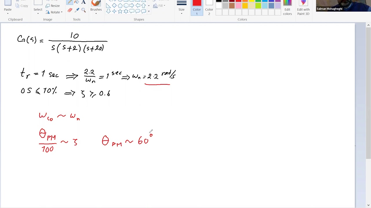 L33 Designing P, PD and PI controllers in Matlab using sisotool