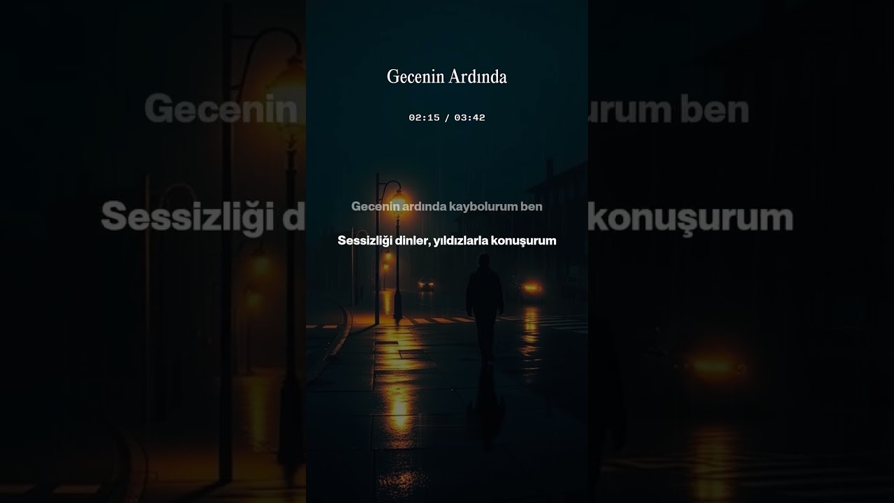 Gecenin Ardında | AITürkçe (AI Türkçe Şarkı)
