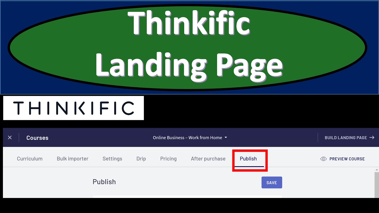 Thinkific Landing Page 298