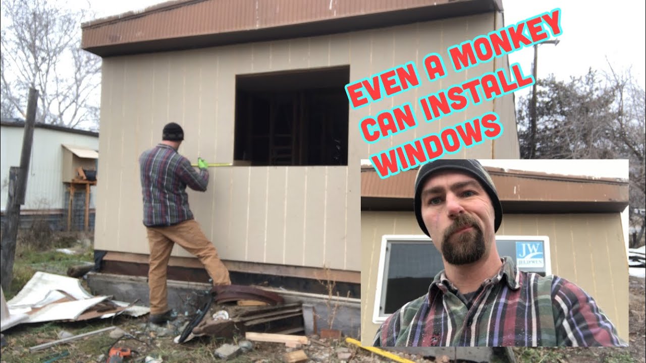 Mobile home gets new window | Frugal Landlord