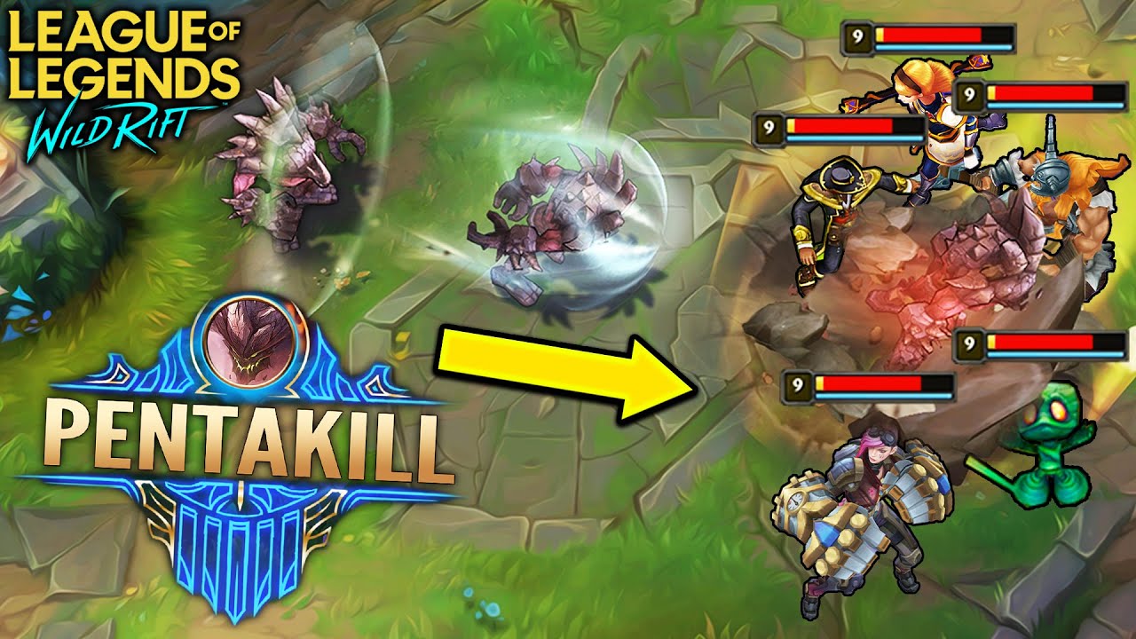 Wild Rift: 9 MINUTES OF 1v5 OUTPLAYS! - 200IQ Tricks & Best Plays - Wild Rift Gameplay Highlights