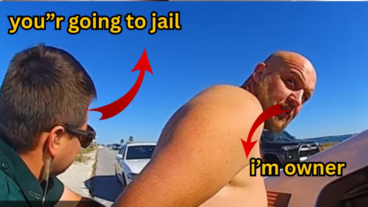 Male Karen Tries Intimidating Officer &mdash; Instantly Regrets It