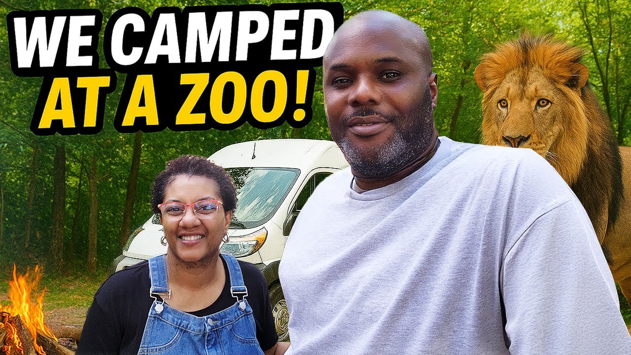 👉🏾 Camping at the ZOO! 🦁 Nikki & Snatcher’s Wild Vanlife Adventure | Zooland Family Campground