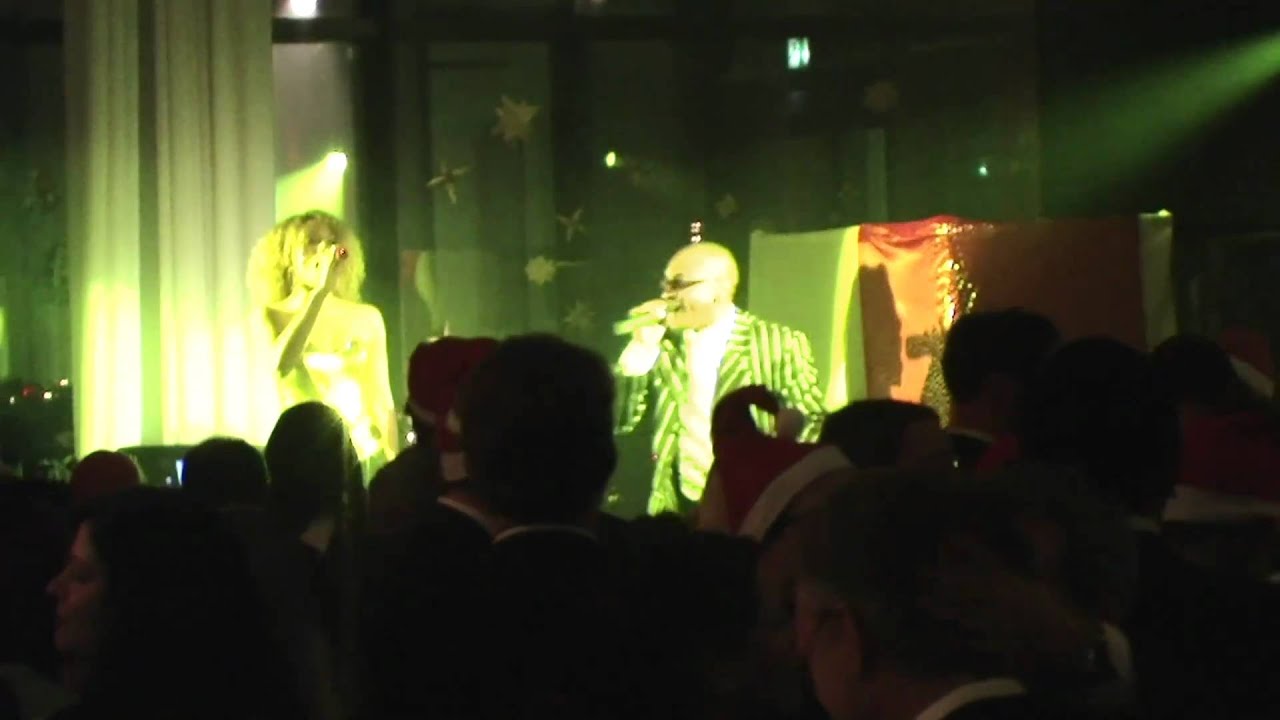 Keith Sanders with Rayla Sunshine Ernst & Young Christmas Party Dec 2010     I Gotta' Feelin' (HD)