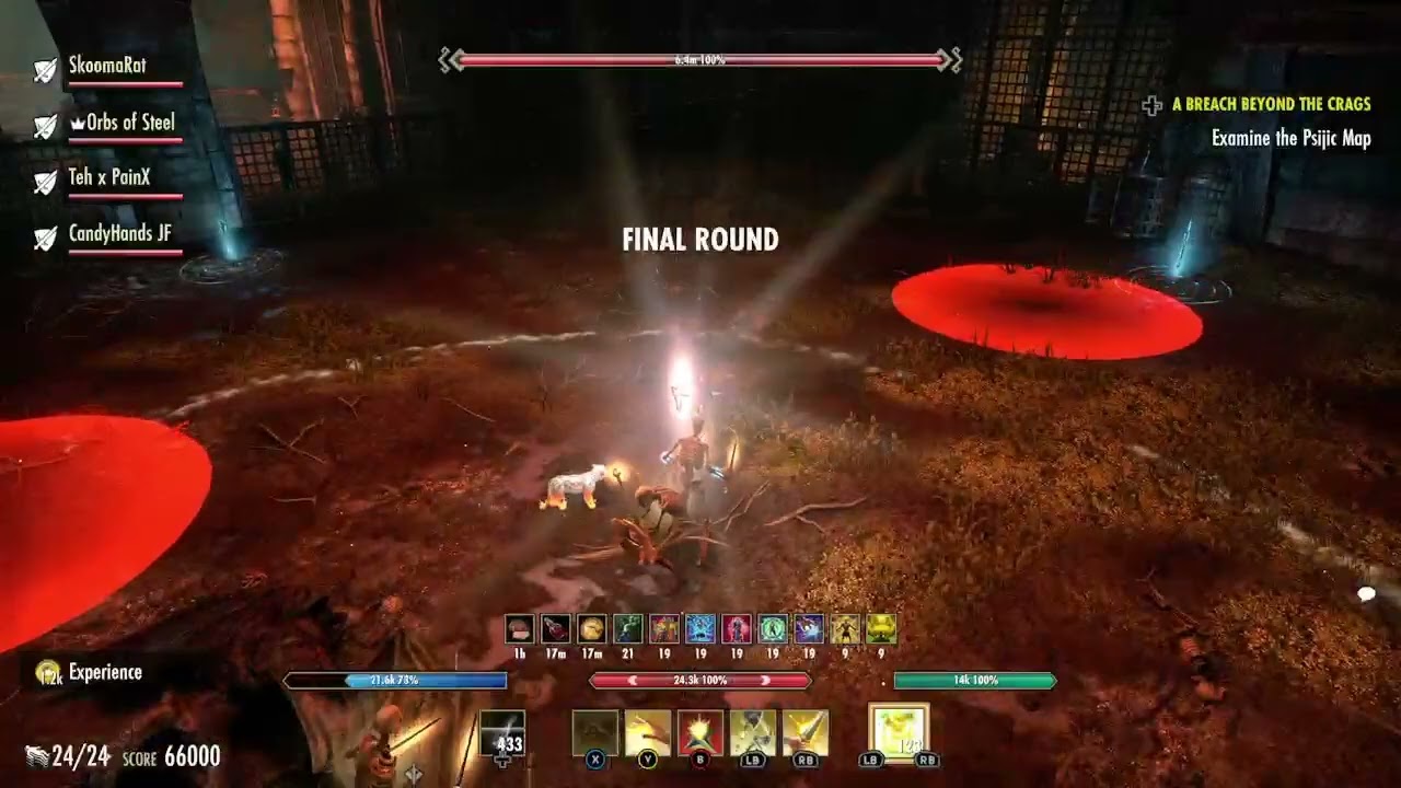 ESO- Worlds First 4x Oakensoul 24/24 vitality VBRP run