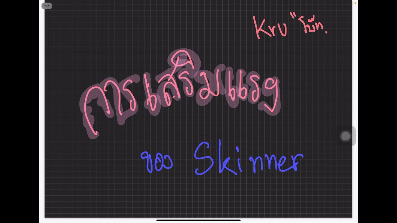 การเสริมแรงของสกินเนอร์ by kruBoat