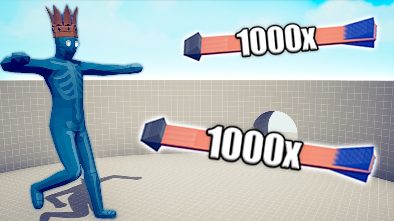 ICE ZOMBIE GIANT vs 1000x OVERPOWERED UNITS - TABS | Totally Accurate Battle Simulator 2026