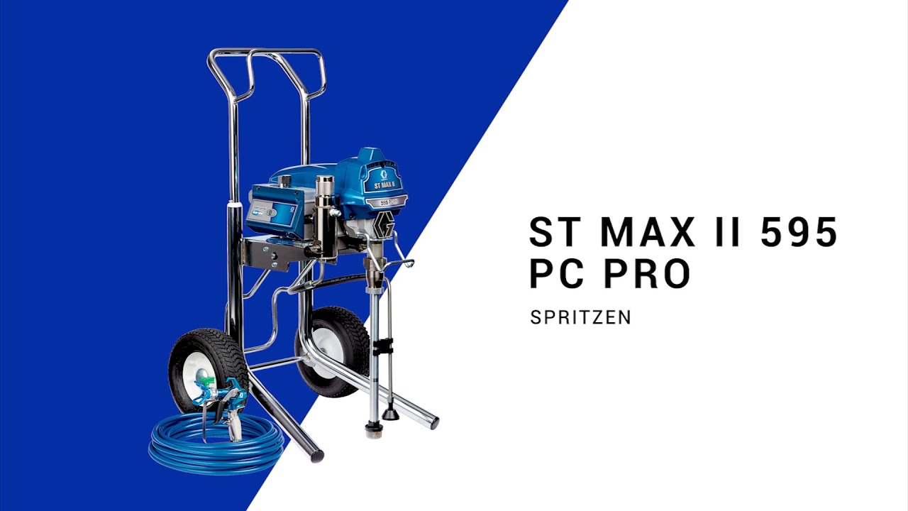 ST Max II 595 PC Pro-Tutorial: Arbeiten mit Ihrem Farbspritzgerät