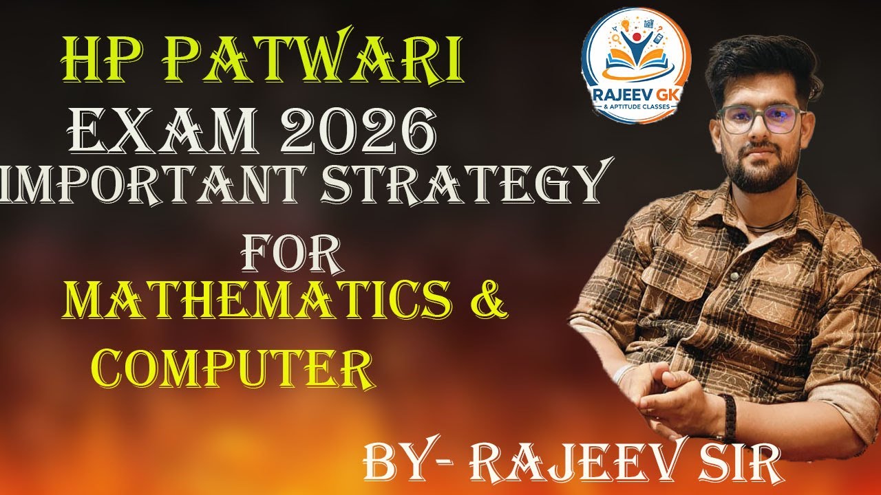 HP PATWARI  2026 | IMPORTANT POINT DISCUSS| With RAJEEV GK & APTITUDE CLASSES