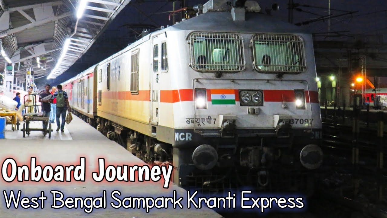 Asansol To Ludhiana On-Board Journey 12379 West Bengal Sampark Kranti Express ( WAP7 SRC ) Part - 2