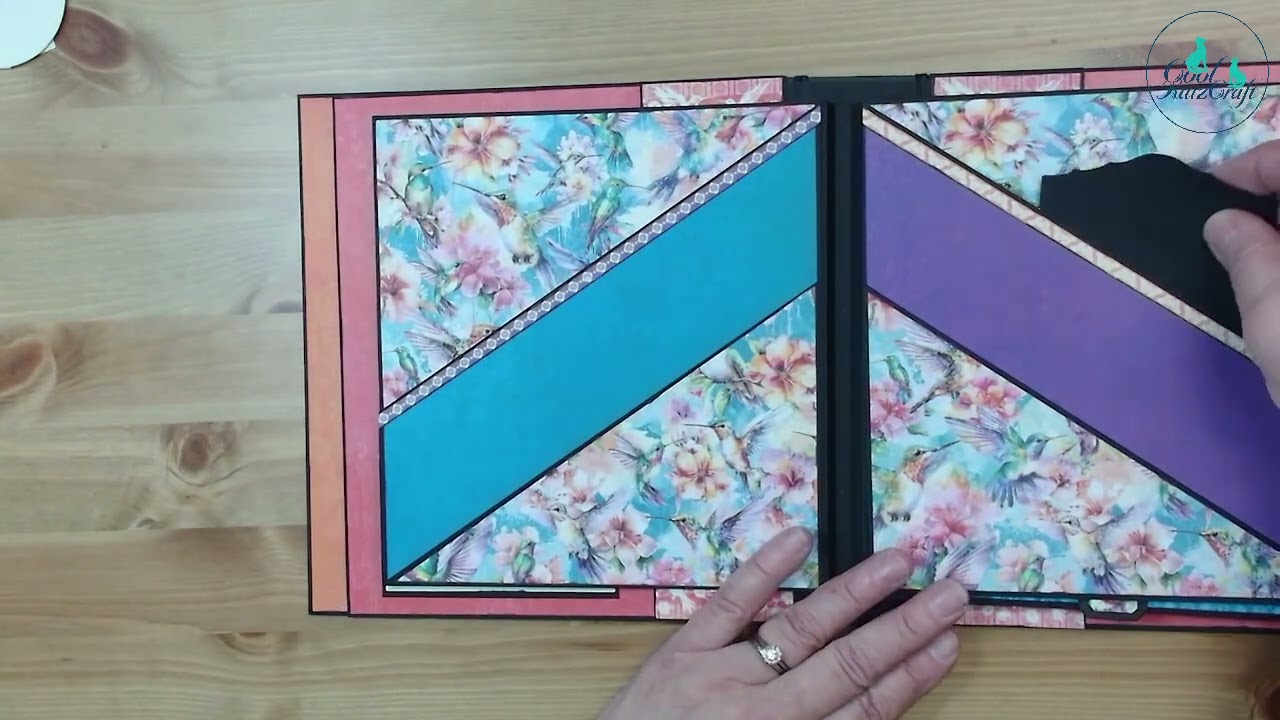 Walk Through of the Flight of Fancy Album (CoolKatzCraft Ltd) using Graphic 45 'Flight of Fancy'