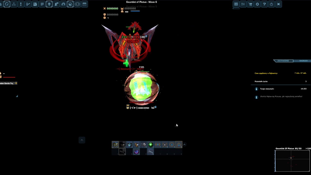 Darkorbit Plutus Gate 2854 points, world record ???