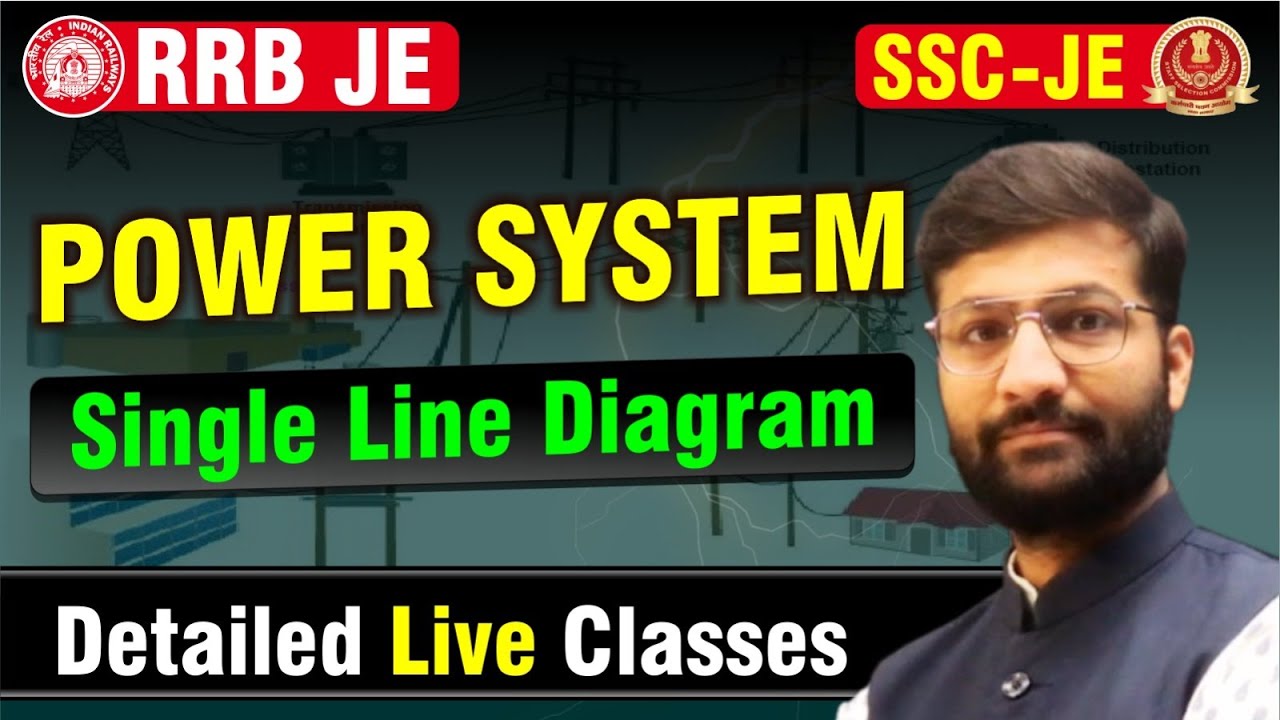 Power System | Single Line Diagram | Part-3|Electrical Engineering | RRB | SSC JE 2025 