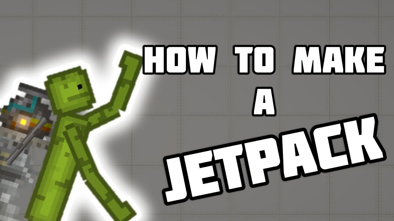How to make a 100% Working Jetpack in the new update in MELON PLAYGROUND
