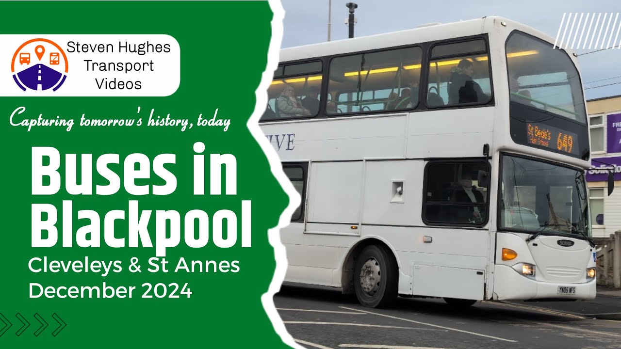 Buses in Blackpool | Bus Spotting | December 2024