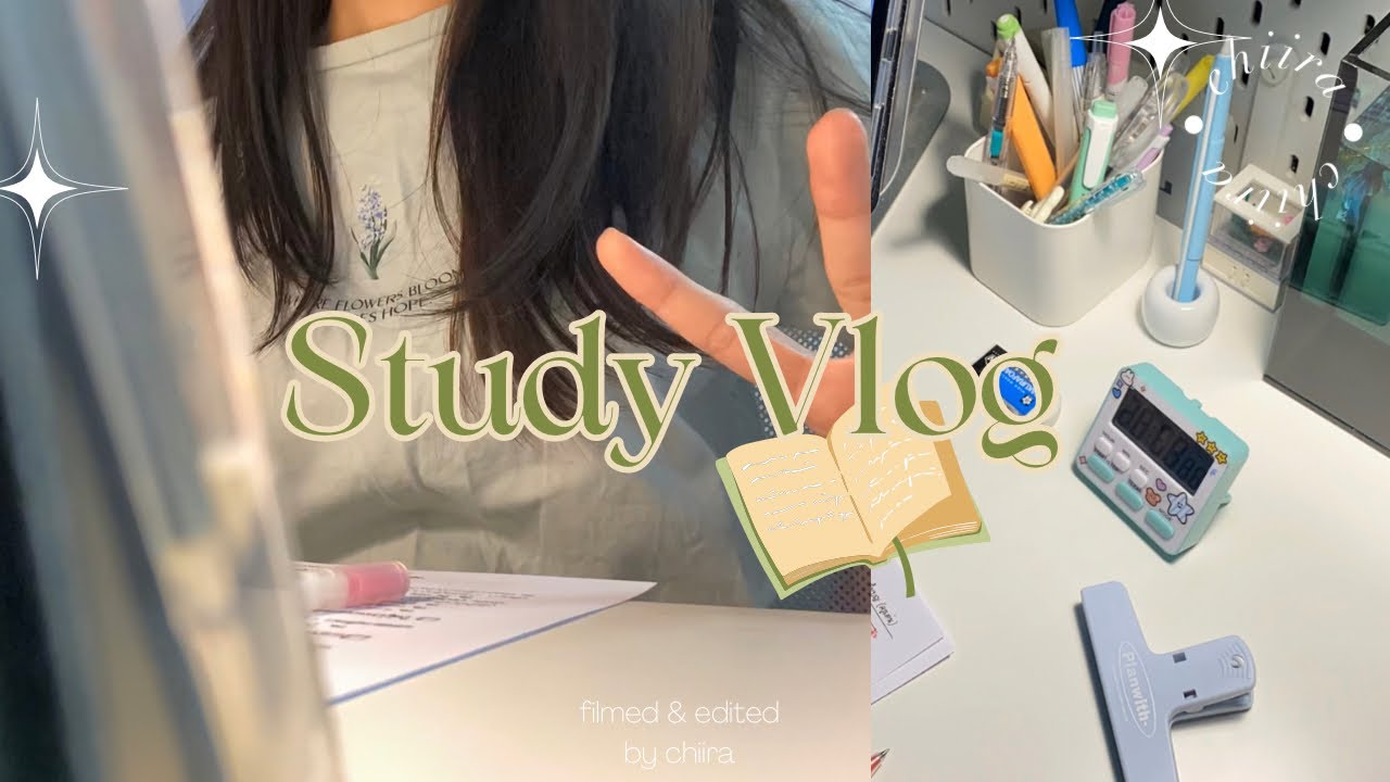 Vlog 23 ♡ |Productive Study vlog💪🏻| ท่องศัพท์Eng วนไป🧠🪫ซื้อรองเท้าคู่ใหม่🩴